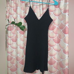 Kendall and Kylie Black Bodycon Mini Dress
